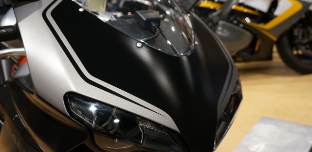 バイク ガラスコーティング つや消し ブラストS 施工完了 ドゥカティ848 EVO