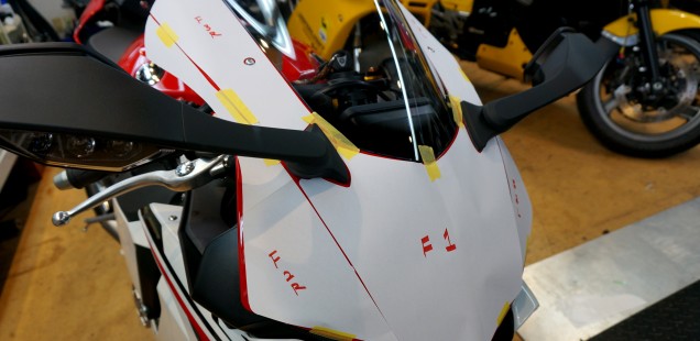 2015 YZF-R1 フィルムガードシステム 飛び石防止 ガラスコーティング