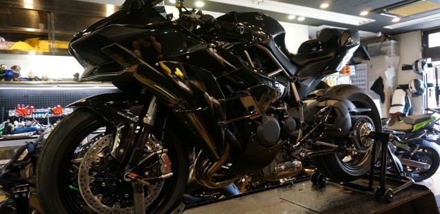 2016 ninja H2 ガラスコーティング ペイントプロテクション フィルムコーティング PPF バイク 千葉県船橋市 東京都 神奈川県