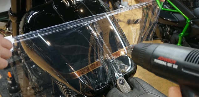 ペイントプロテクションフィルム PPF 施工方法の違いについて バイク