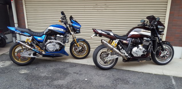ZRX1200ダエグ 除電カスタム マイスターオイル交換 3000AX