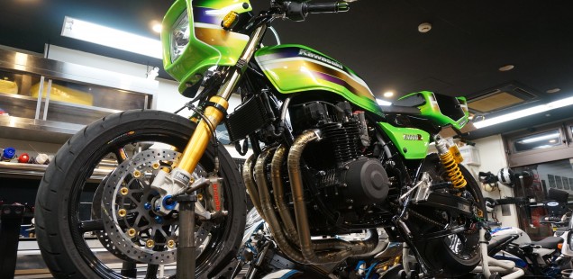 Z1000R バイク ガラスコーティング 千葉県 東京都 神奈川県 旧車 CR-1