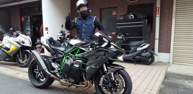 ninja H2 フィルムコーティング バイク ガラスコーティングPPF ペイントプロテクションフィルム CR-1 千葉県 埼玉県 東京都